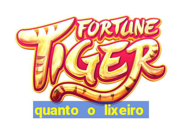 quanto o lixeiro ganha por ano